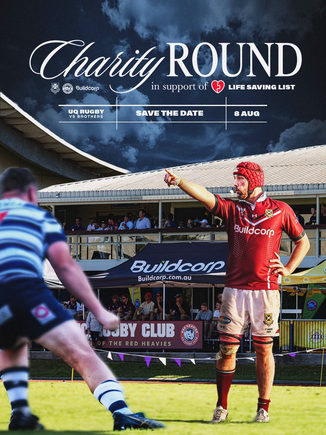 CHARITY ROUND | SATURDAY 8 AUGUST v BROTHERS